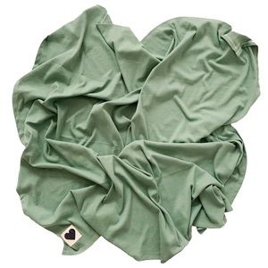 Spearmint Jersey Swaddle - Sage